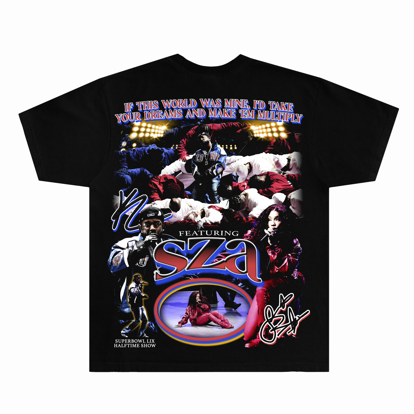 Kendrick Lamar + SZA Super Bowl LIX Halftime Tee