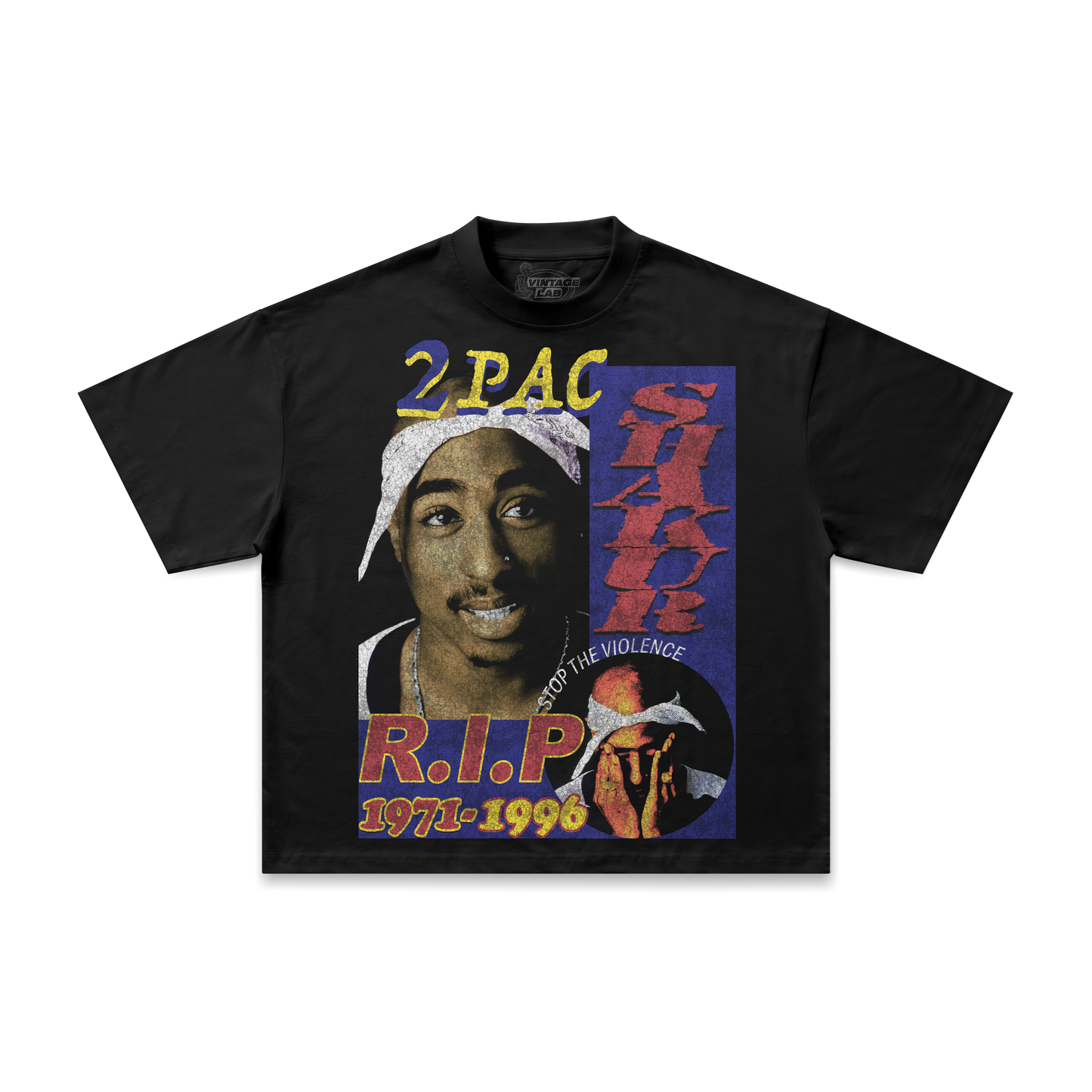 Stop The Violence Tee (Oversized Sun Faded Tee)